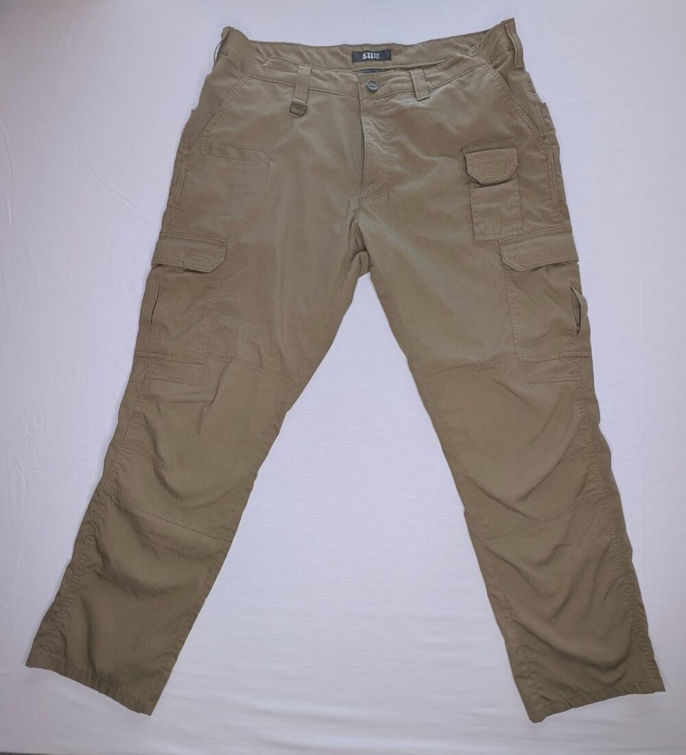 5.11 Tactical Stryke Flex-Tac Cargo Pants Coyote Brown Khaki Men's 38 x 32